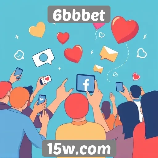 Impacto das redes sociais na popularidade da 6bbbet